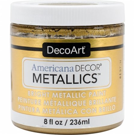 DECO ART 8 oz Americana Decor Metallic Paint, Champagne Gold DE379426